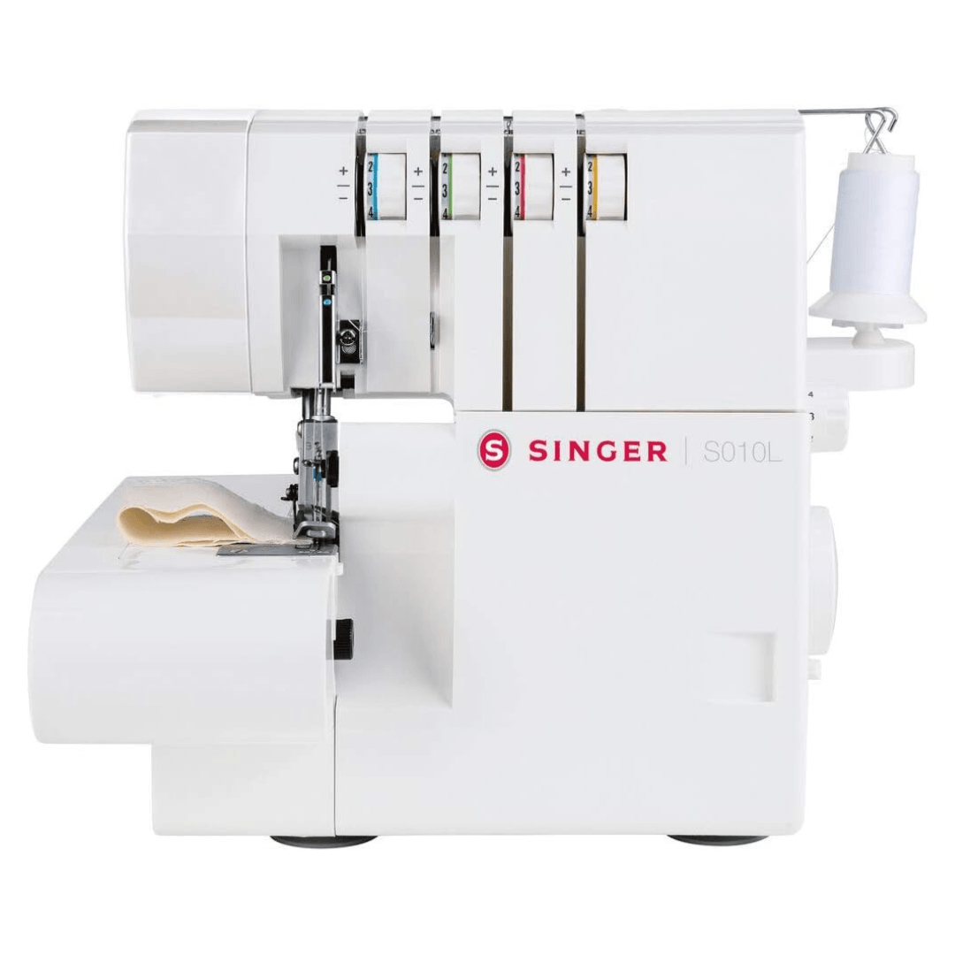 Powerful Performance Singer Overlock Sewing Machine S010L Free Arm 2/3/4 Thread Capability Differential Feed