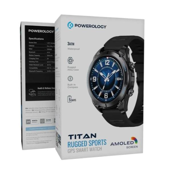 Powerology Titan Rugged Sports GPS Smart Watch
