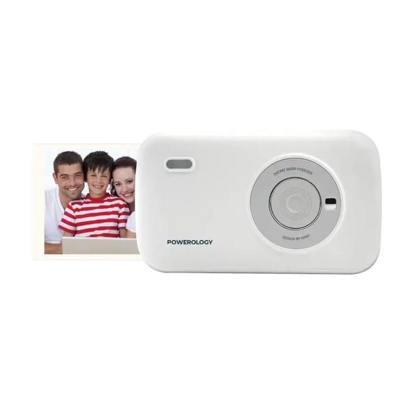 Powerology Instant Print 2.2×3.4" Cartridge, 300 DPI, Thermal inkless printing, Print Time approximately 40 seconds, 20 sheets of thermal paper