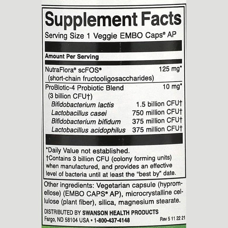 Probiotics Swanson