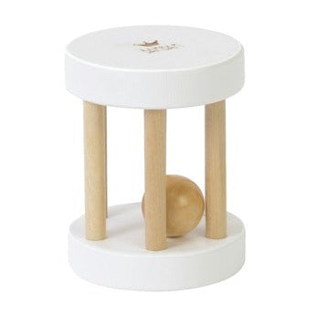 Bambam Roll Rattle With Wooden Ball, Wooden Baby Toy