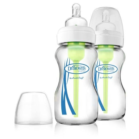 Dr. Brown's 2 Glass Bottle Pack 270ml Anti-Colic Feeding Bottles