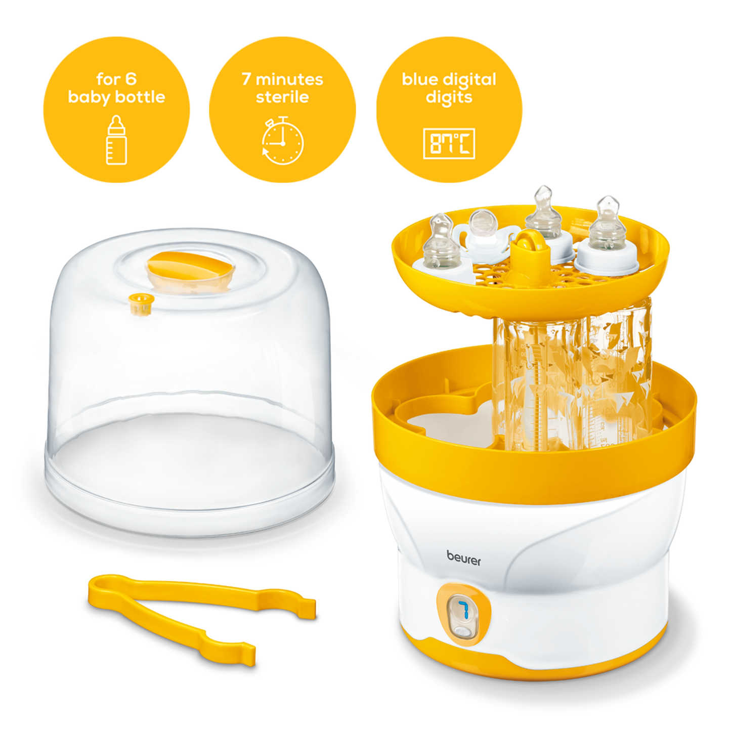 Beurer Steam Steriliser Efficient Bottle Sterilization