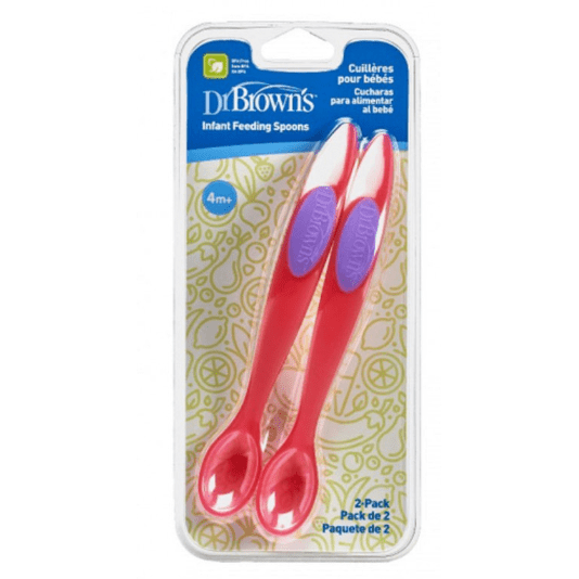 Dr. Brown's Spoon Pink Baby Feeding Utensil