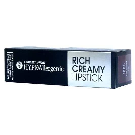 Bell Hypoaller Rich Cream Lipstick 06 Berry Kiss - Medaid International