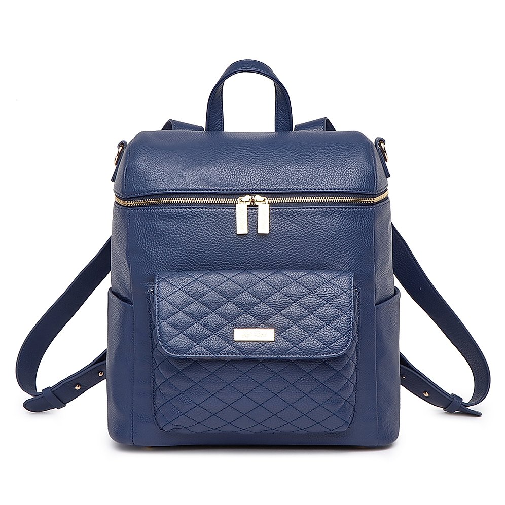 Luli Bebe Bag Blue Diaper Bag With Compartments