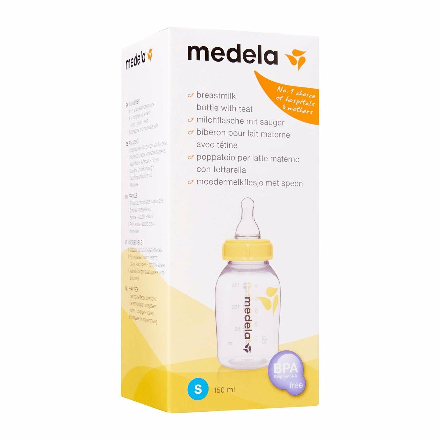 Medela Small Breast Milk Bottle 150 Ml With Teat