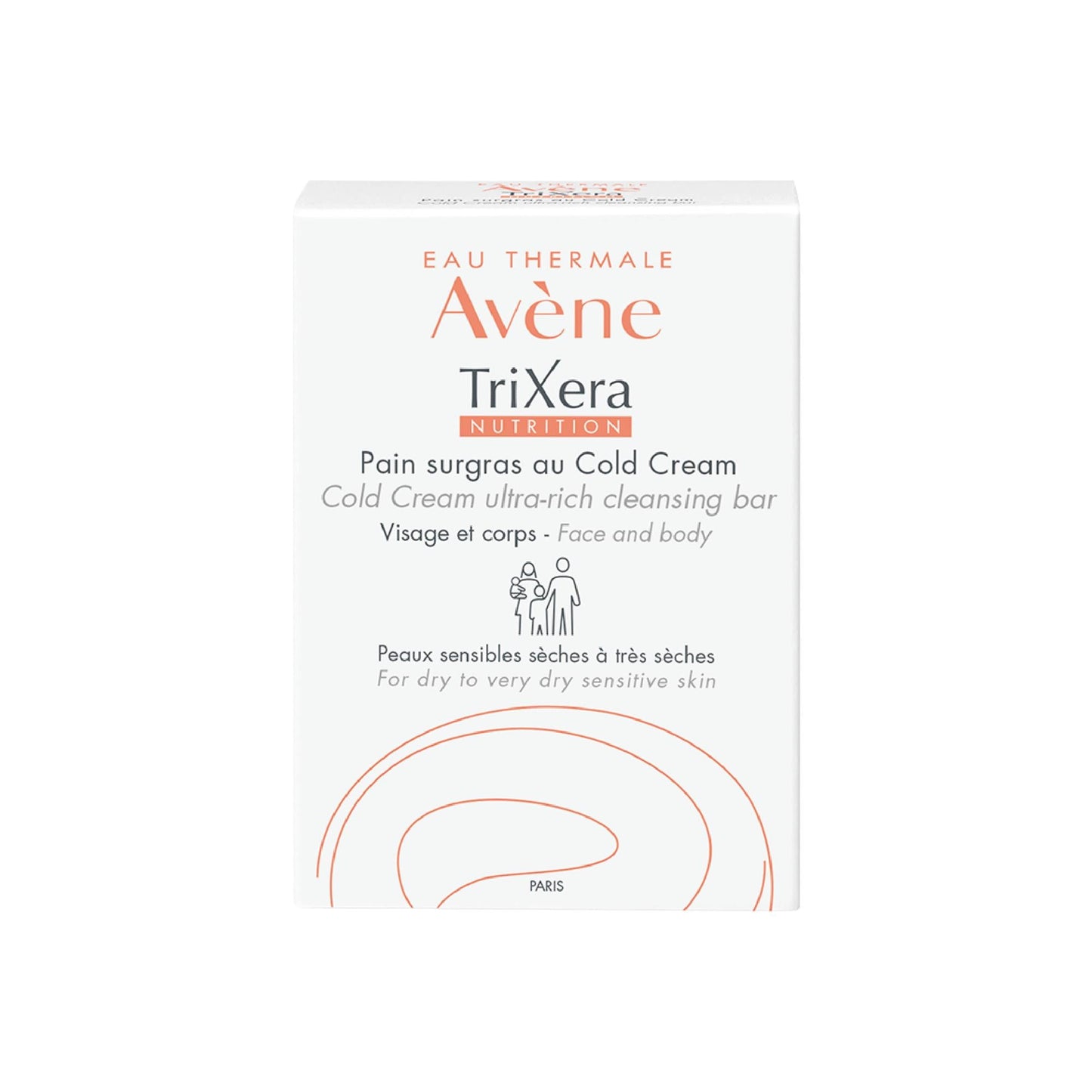 Avène TriXera Nutrition Cold Cream Ultra-rich Cleansing Bar