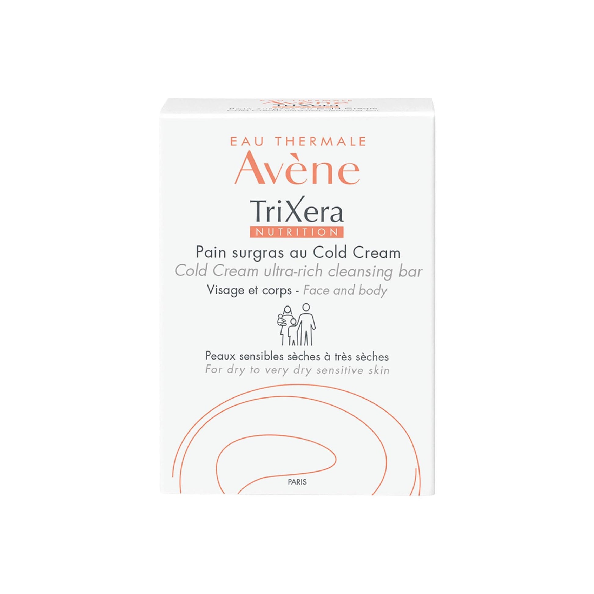 Avène TriXera Nutrition Cold Cream Ultra-rich Cleansing Bar