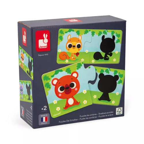 Janod - Puzzles Animals And Their Shadows