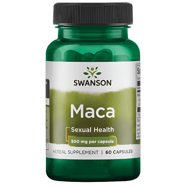 Swanson Maca – 500 mg | 60 Capsules