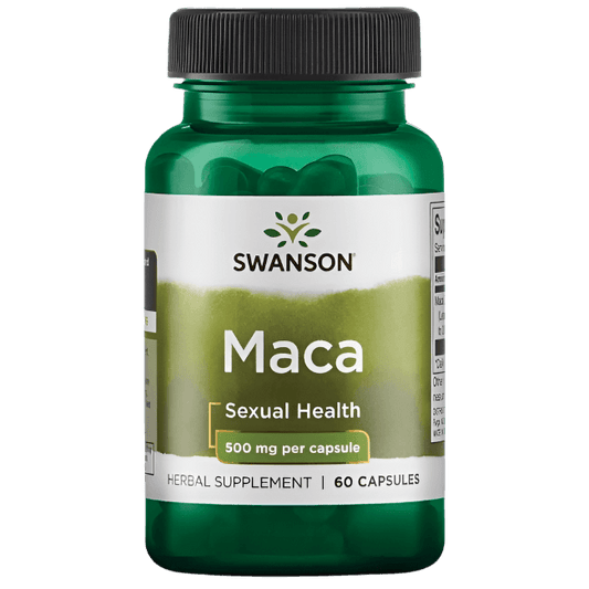 Swanson Maca – 500 mg | 60 Capsules