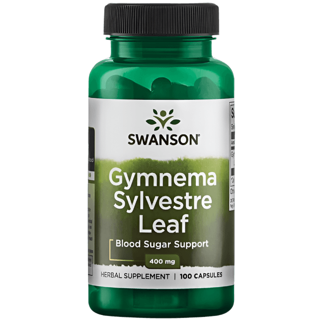 Swanson Gymnema Sylvestre Leaf, Full Spectrum, 400 mg, 100 Capsules‏