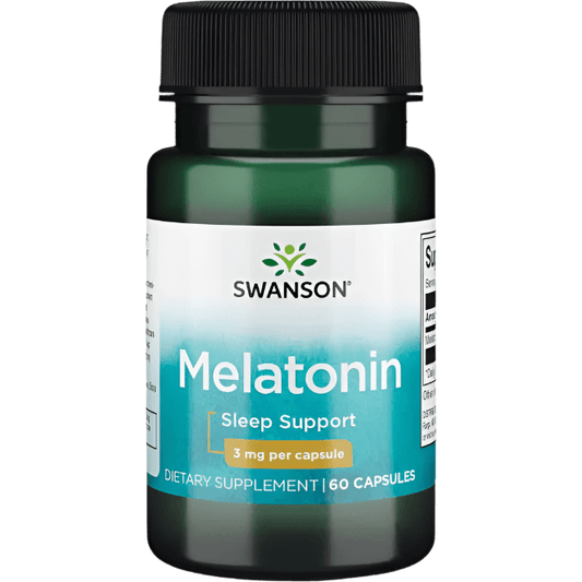 Swanson Melatonin – 3 mg | 60 Capsules