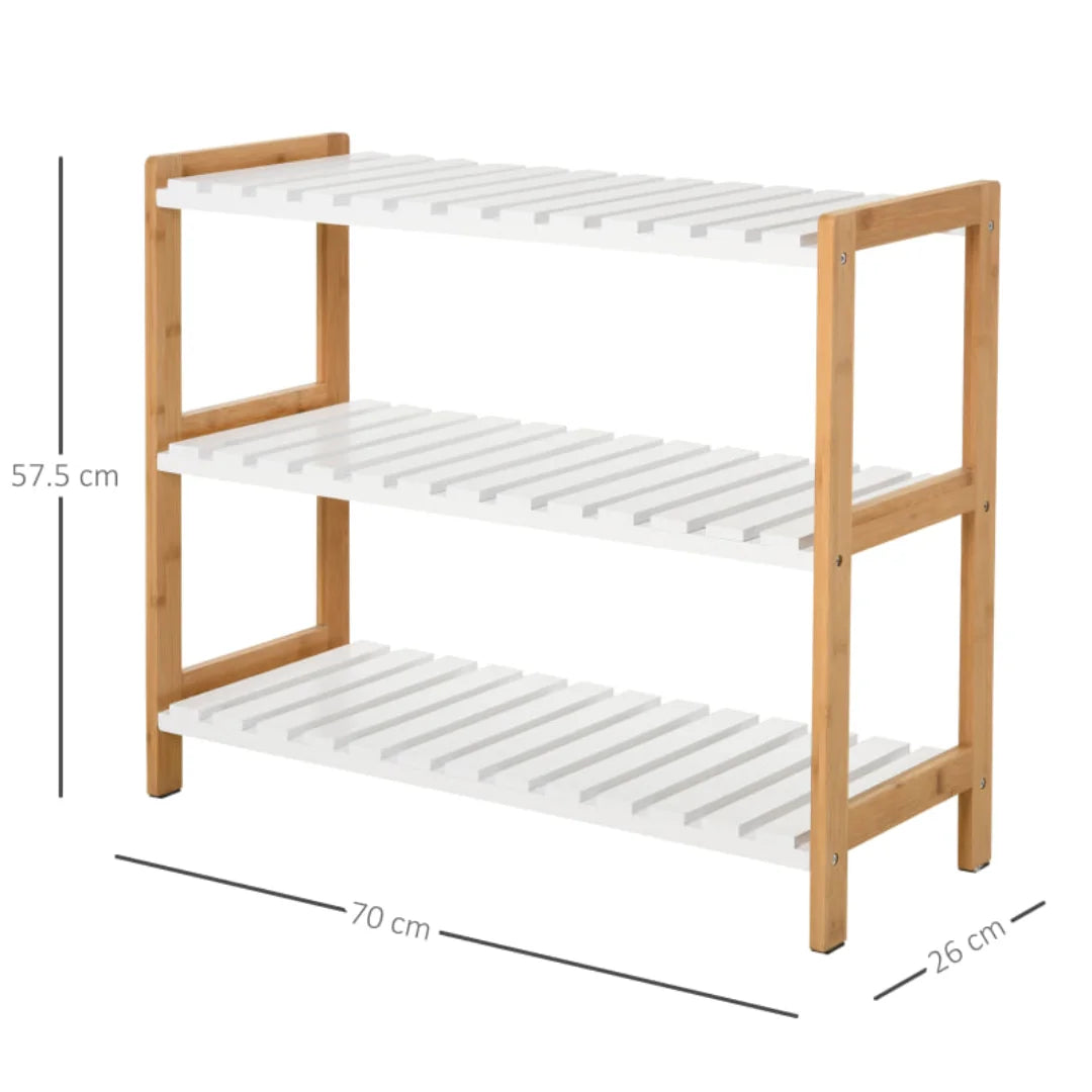Bamboo Shoe Rack