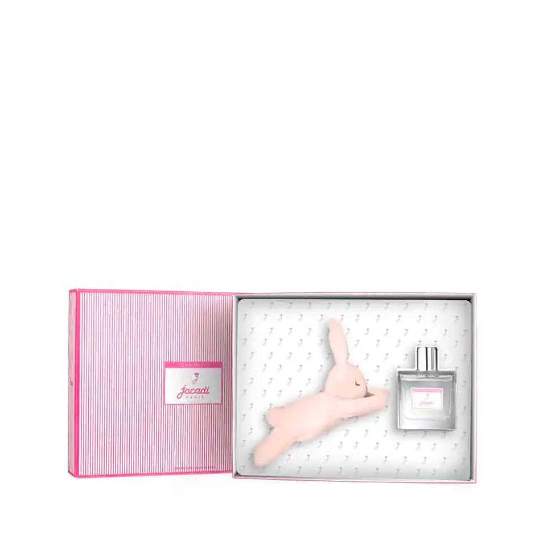 Jacadi Toute Petite Rose Coffret + Lapin