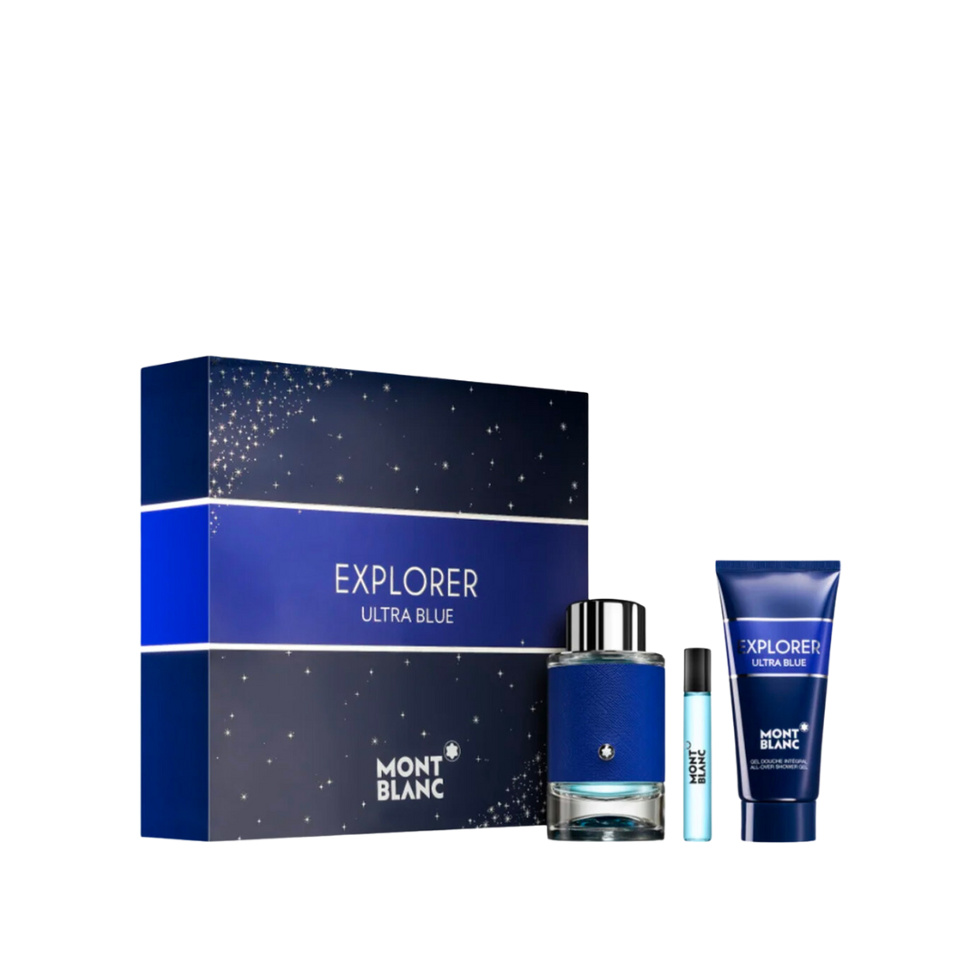Mont Blanc Men Explorer Ultra Blue 100ml Set - Medaid International