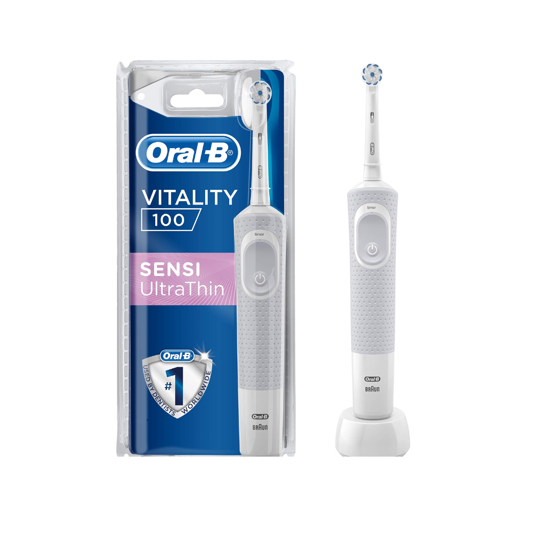Oral B D100 Vitality Sensi Ultra Thin Electric Toothbrush - Medaid International