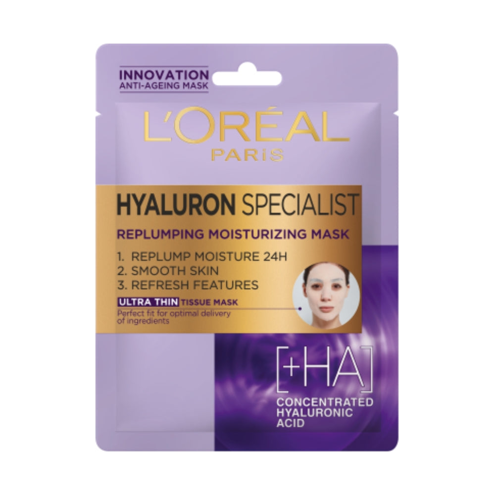 L'Oreal Hyaluron expert ultra thin tissue mask - Medaid International