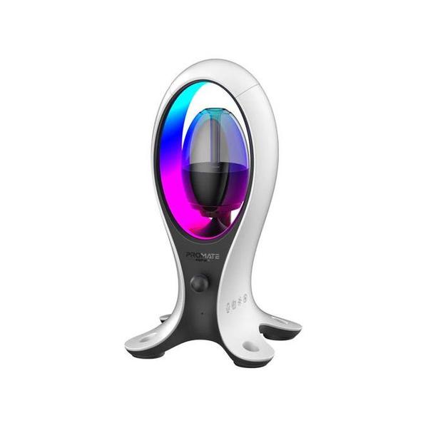 Promate Alpha-X Dynamic High Fidelity Dual Mode RGB Speaker w/ Headphone Stand & USB Hub