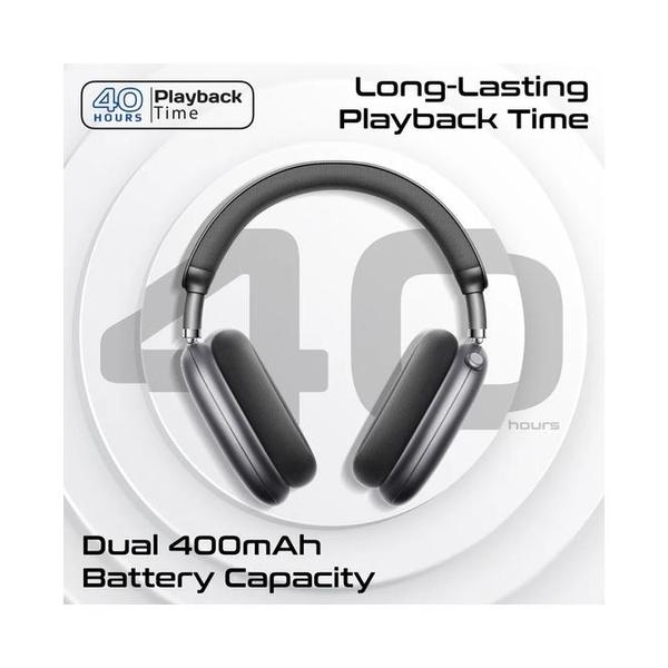 Promate, High-Definition Hybrid ANC Headphones with 360° Spatial Audio, Serene