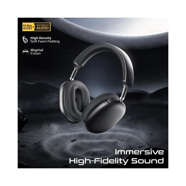 Promate, High-Definition Hybrid ANC Headphones with 360° Spatial Audio, Serene