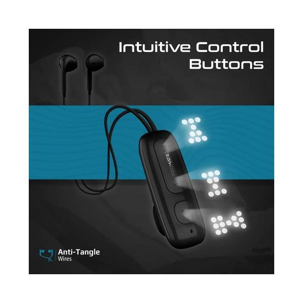 Promate Latch Clip-On High Fidelity Wireless Dynamic Earphones