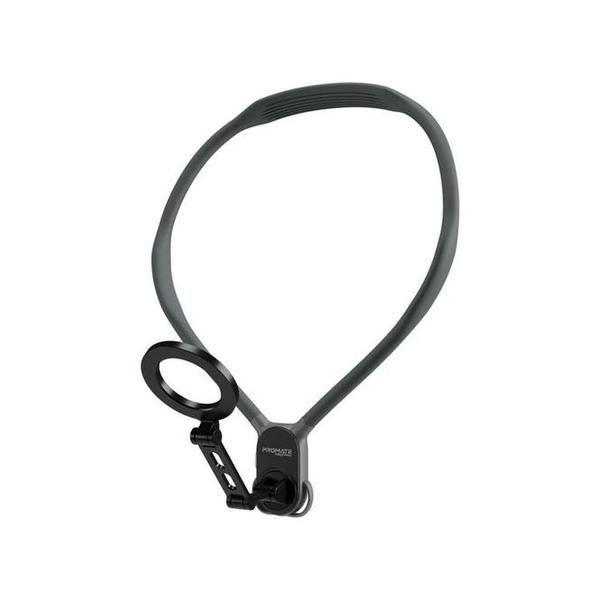 Promate MagView Flexible Neckband MagSafe Compatible Phone Mount for Handsfree POV