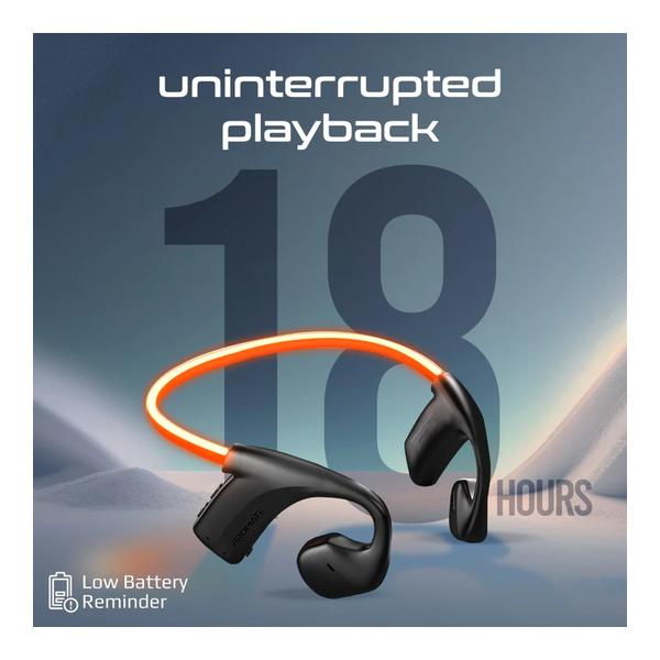 Promate RippleGlow AudioConduct™ High-Endurance Wireless Neckband Earphones