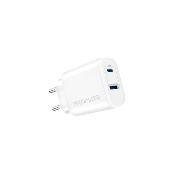 Promate, BIPLUG-2.EU 17W High-Speed Dual Port Charger