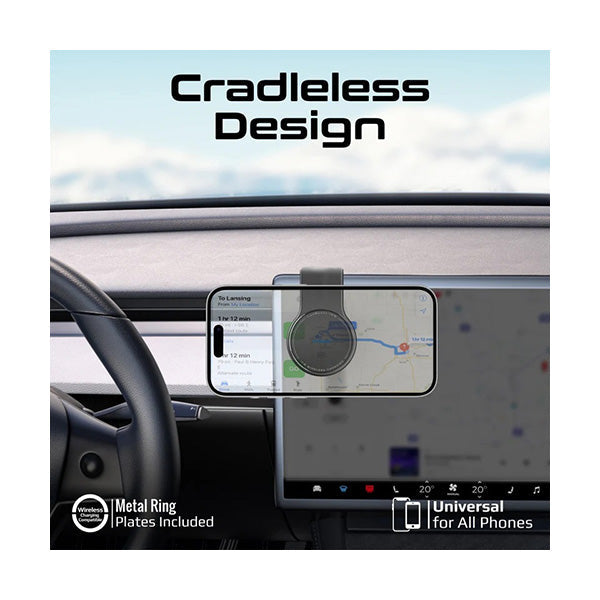 Promate, LaxMount-15W, 15W MagSafe Compatible Flexible Smartphone Charging Mount