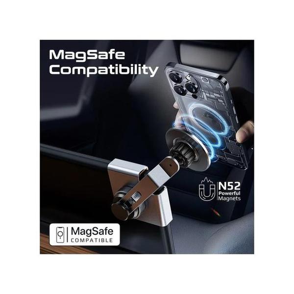 Promate MagHold-90 SecureGrip Cradleless Magnetic Smartphone Holder for Car Monitor