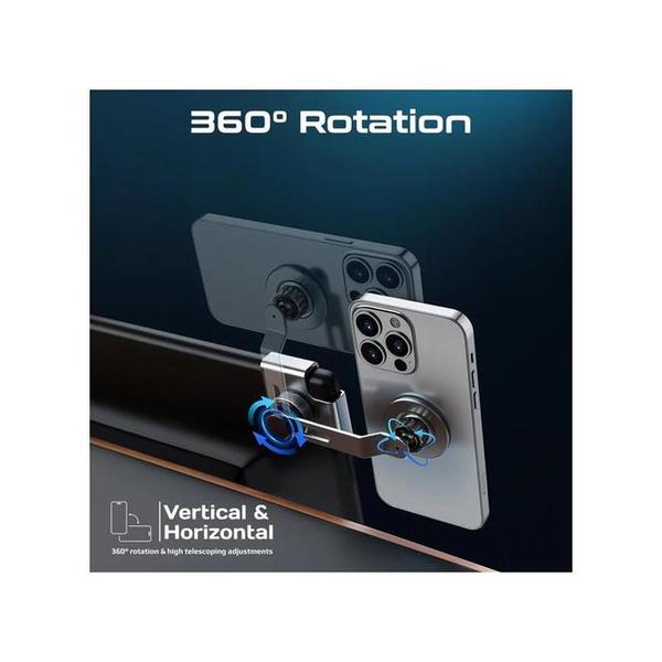 Promate MagHold-90 SecureGrip Cradleless Magnetic Smartphone Holder for Car Monitor