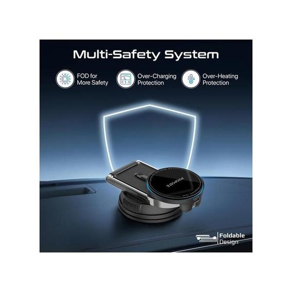Promate MagNeo-15W Versatile Ultra-Thin Cradleless 15W MagSafe Compatible Charging Mount