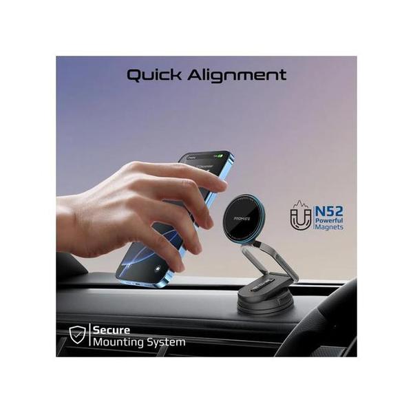 Promate MagNeo-15W Versatile Ultra-Thin Cradleless 15W MagSafe Compatible Charging Mount