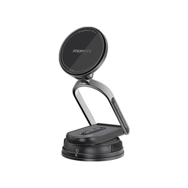 Promate MagNeo-15W Versatile Ultra-Thin Cradleless 15W MagSafe Compatible Charging Mount