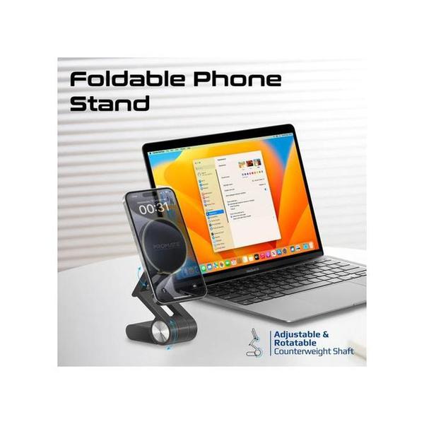 Promate VersaMount MagSafe Compatible Extendable Camera Mount and Foldable Stand