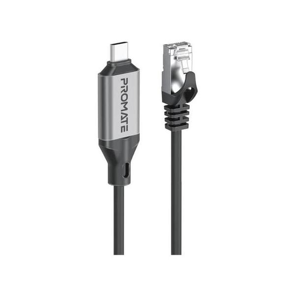 Promate CLink-RJ45 High-Speed USB-C to Gigabit Ethernet Cable
