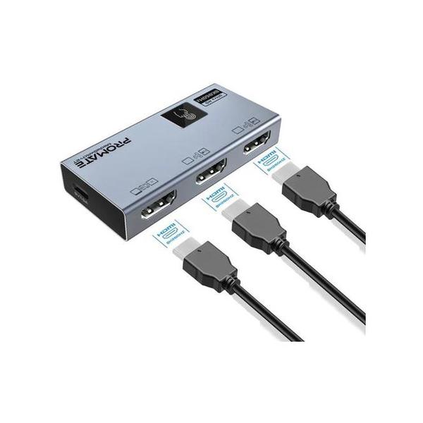 Promate MediaSwitch-2T Ultra-HD 8K@60Hz HDMI Switch