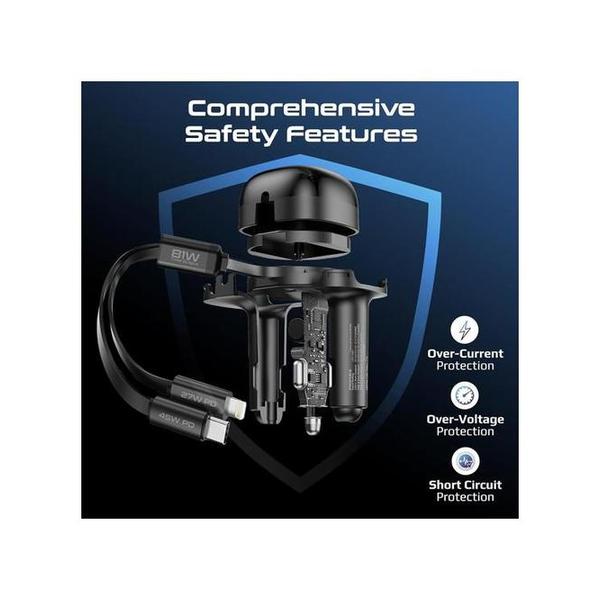 Promate POWERDRIVE-RCI81 Car Charger With 81W Total Output