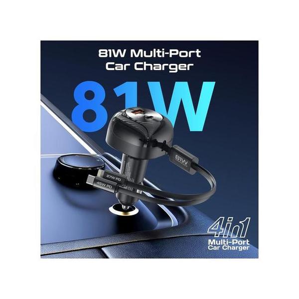 Promate POWERDRIVE-RCI81 Car Charger With 81W Total Output