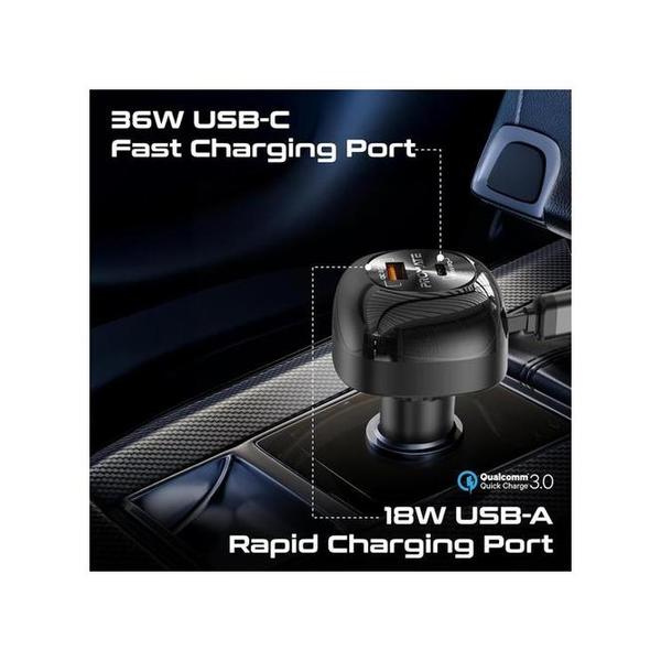 Promate POWERDRIVE-RCI81 Car Charger With 81W Total Output
