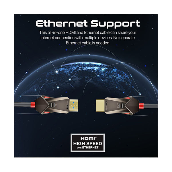 Promate, Prolink4K60-20m Ultra-High Definition (UHD) 2.0 HDMI Cable - PROLINK4K60-20M