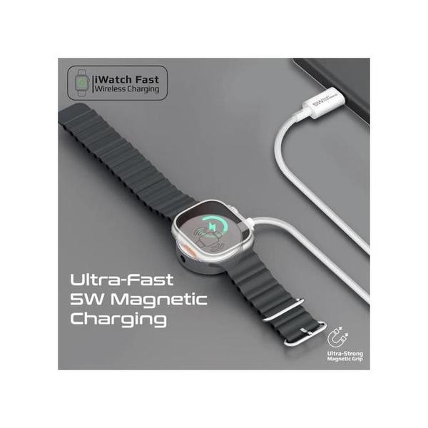 Promate WatchLink-C Super-Fast Fabric Braided Apple Watch Charging Cable
