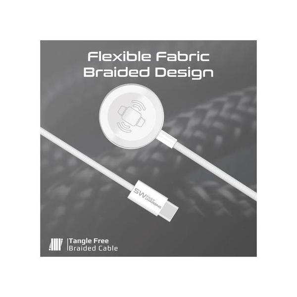Promate WatchLink-C Super-Fast Fabric Braided Apple Watch Charging Cable
