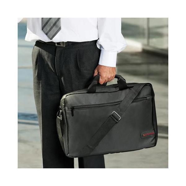 Promate GEAR-MB Premium Lightweight Messenger Bag for Laptops up to 15.6” with Front Storage Zipper
