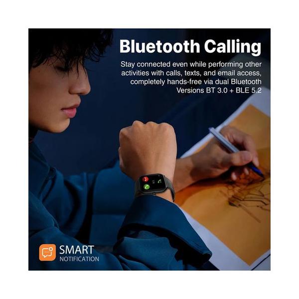 Promate PROWATCH-AM19 1.96" Fitness Tracker Smartwatch with BT Calling
