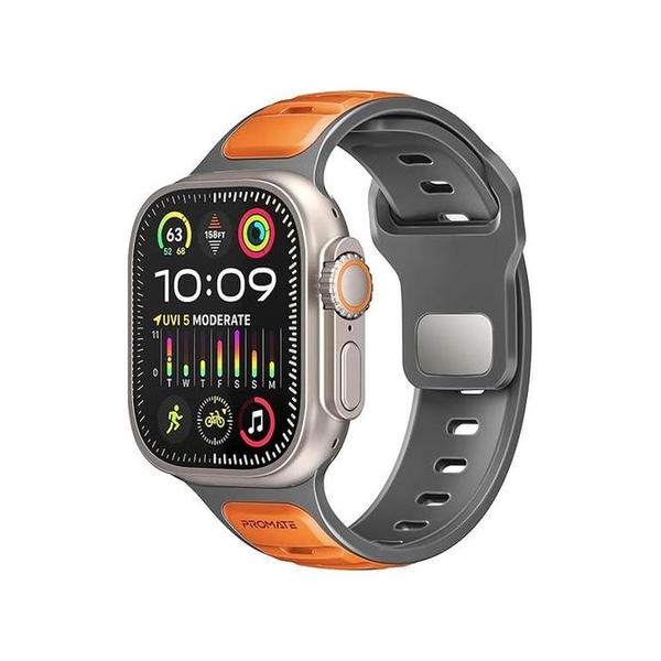 Promate SiliBand-DC Durable Two-Toned Silicone Sporty Watch Band