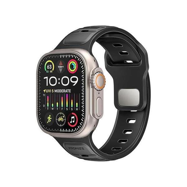 Promate SiliBand-DC Durable Two-Toned Silicone Sporty Watch Band