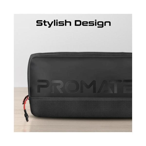 Promate, Lightweight Tech Essential Organizer Pouch Bag with Multiple Pockets, VALI
